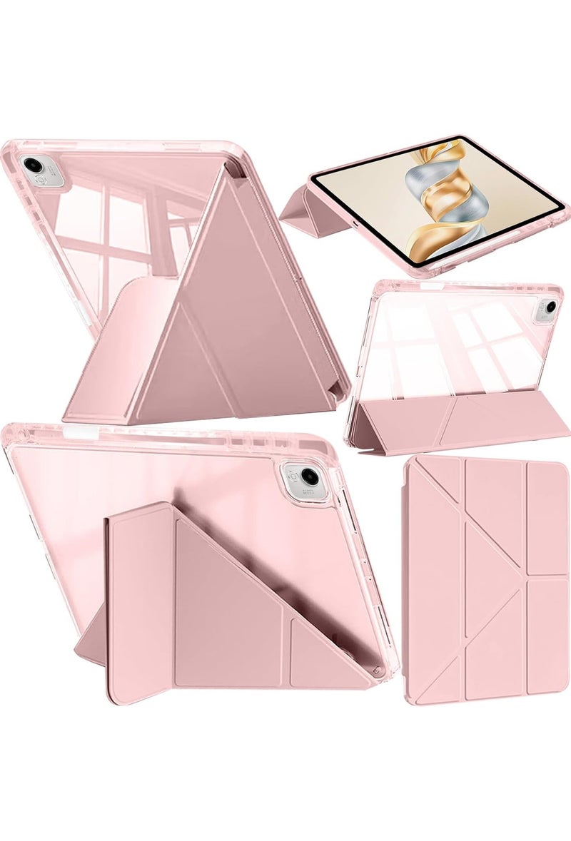 CHEROSIN حافظة تابلت لجهاز Honor Pad X9a بحجم 11.5 بوصة مع حامل قلم، غلاف خلفي شفاف مضاد للصدمات، قاعدة ثلاثية الشكل على شكل Y 6 في 1 - Image 1